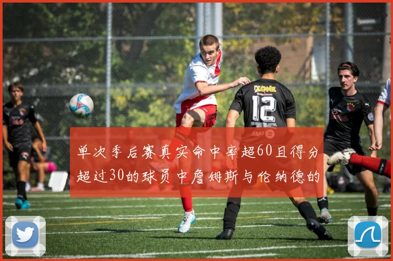 单次季后赛真实命中率超60且得分超过30的球员中詹姆斯与伦纳德的传奇表现